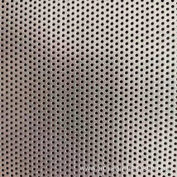 aluminium round hole steel perforated metal mesh